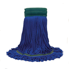 Load image into Gallery viewer, Medium MaxiPlus® Microfiber Loop-End Mop, Blue 12/CS