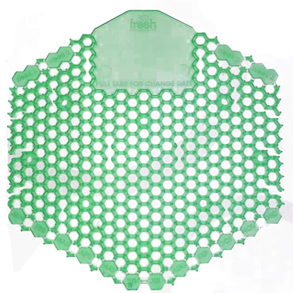 SJB IND Urinal Screen, Cucumber Melon Fragrance, Light Green 12/BX 36/CS