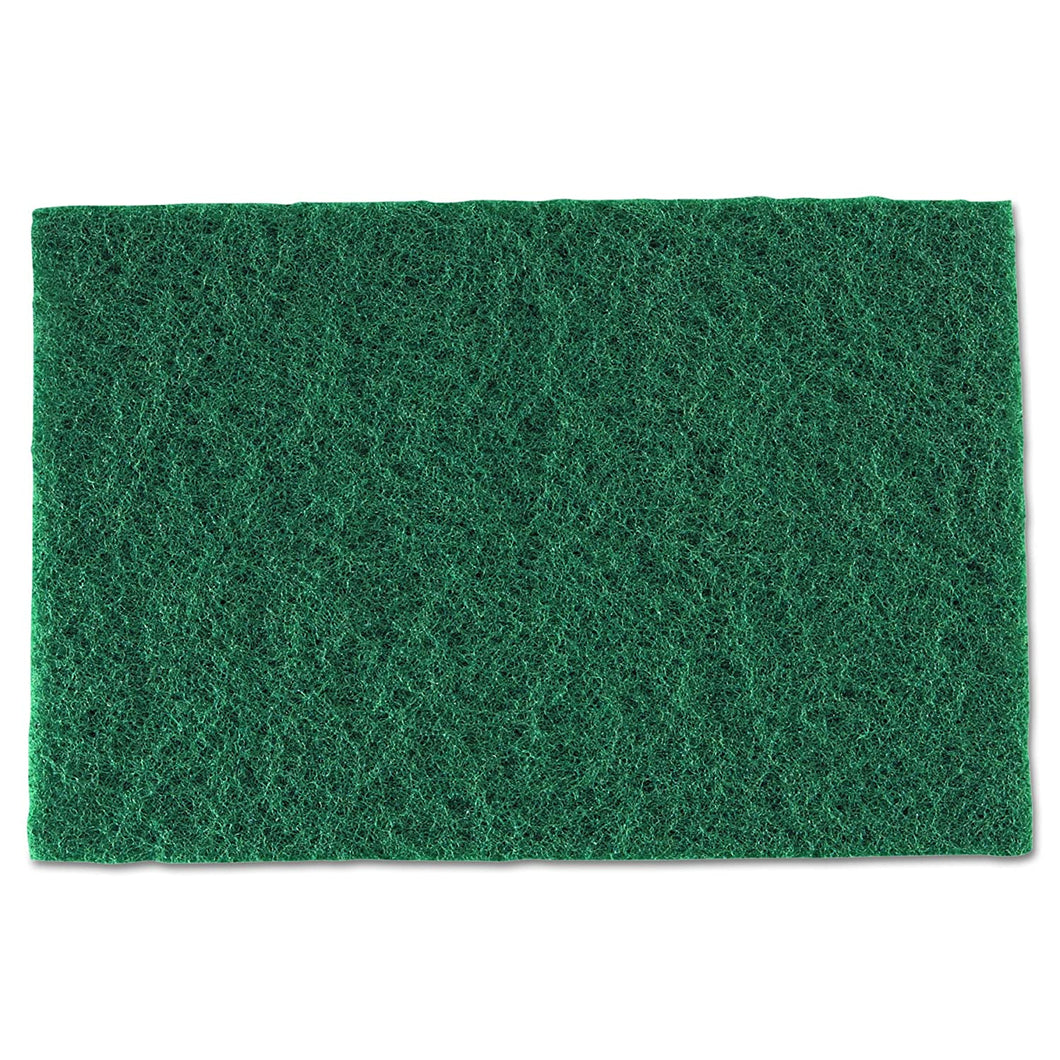 GREEN SCOURING PADS 6X9 6/PK OF 10/EA 60/CS