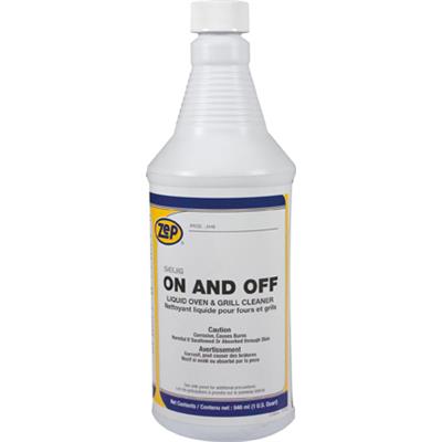 Zep On & Off Liquid Oven & Grill Cleaner, 32 oz. Bottle, 12/CS