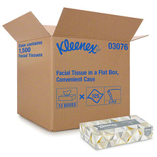 Load image into Gallery viewer, Kleenex® White Facial Tissue - 125 ct. Flat Box 12/CS
