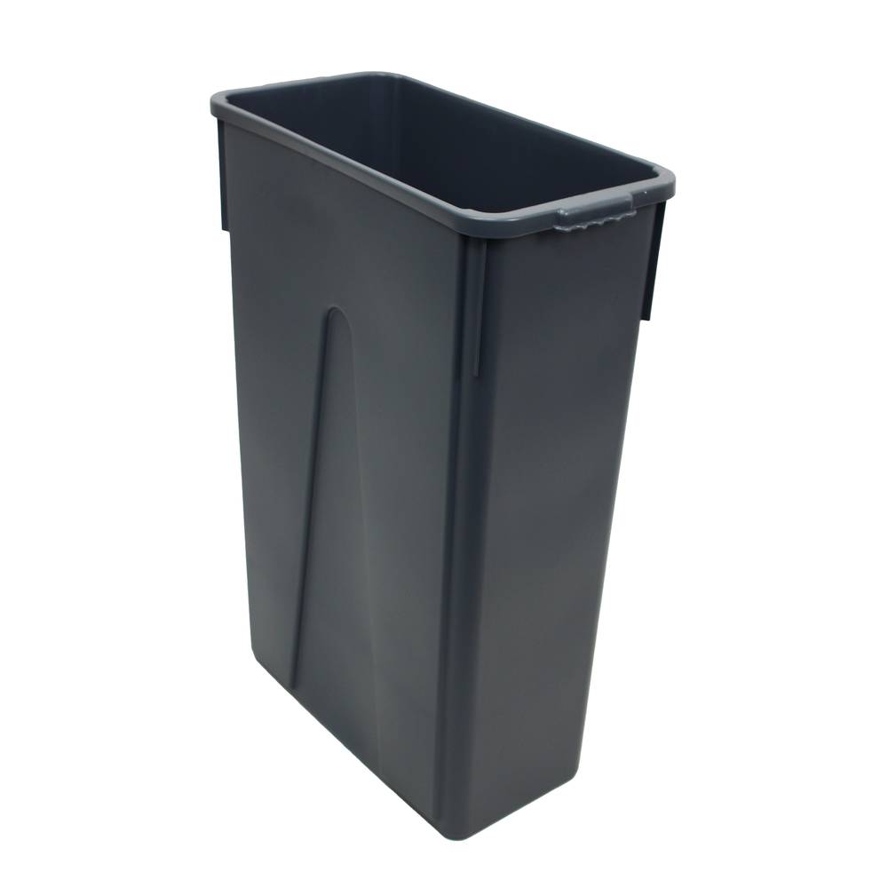 Slim Container, 23 Gallon, Gray 4/CS – sjbindustrial