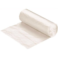 Load image into Gallery viewer, SJB INDUSTRIAL SUPPLY 10 Gal. 24 in. x 24 in. Natural High Density Trash Bags 5-Micron
