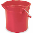 BRUTE Bucket, 14-Quart, Red 6/CS